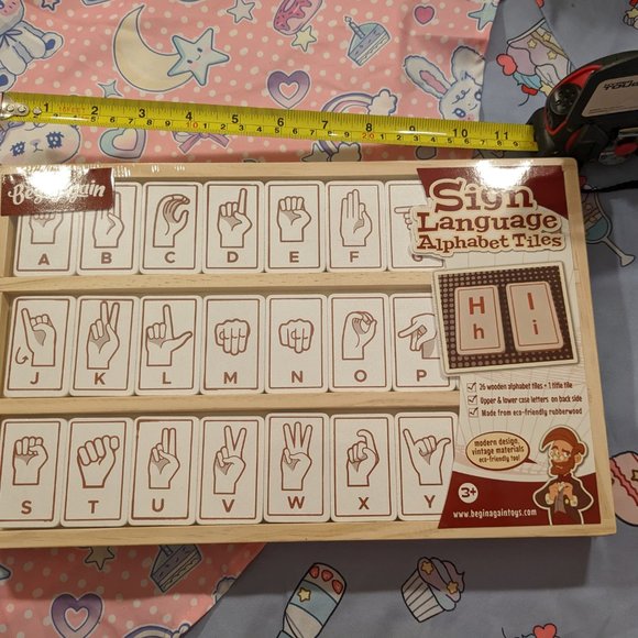 Sign Language Alphabet Tiles - Picture 3 of 3